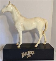 Vintage White Horse Scotch plastic advertising