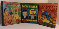 1930's lot of Big Big Book stories. Tarzan, Dick