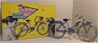 1991 limited edition die cast model bike 1959's