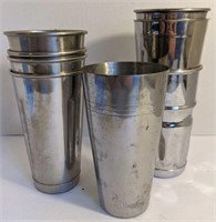 Lot of 8 vintage shake cups