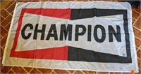 Champion flag. Measures 40" by 70"