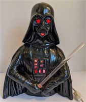 Vintage 1980's ceramic Darth Vader light changing