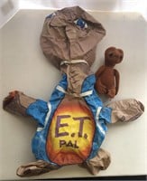 Lot with E.T. Blow up Doll and Stuffed E.T. Doll