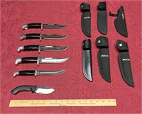 6 BUCK KNIVES - NEVER BEEN USED
