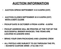 *AUCTION INFORMATION*