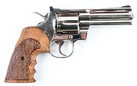 Gun Colt Python 4" Nickel Revolver in .357 Mag