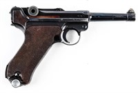 Gun Military issue P08 Luger Semi Auto Pistol 9mm