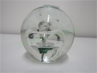 Gorgeous hand-crafted art glass paperweight