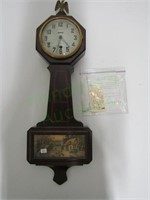 Antique Sessions 8-day banjo style clock