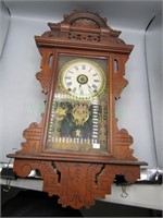 Victorian Eastlake Pendulum wall clock