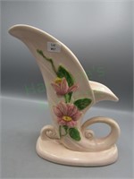Vintage Hull Pottery Cornucopia Vase