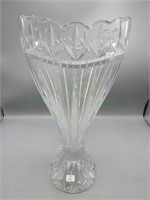 Kitty Proof!  Large cut crystal vase!