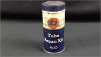 Vintage Gulf Tube Kit Repair Tin