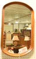 Lot #2864 - Mahogany mirror. Measures