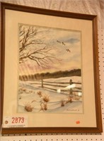 Lot #2873 - Barbara L. Chandler watercolor