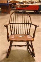 Lot #2900 - Older birdcage style Windsor rocking