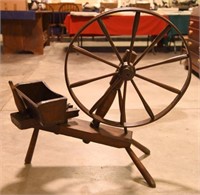 Lot #2901 - Antique 19thC primitive spinning