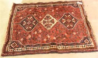 Lot #2903 - Older Oriental rug with fringed ends