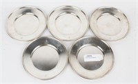 5  6" STERLING SILVER SERVING PLATES TIFFANY & CO