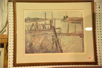 Lot #2913 - “Eastern Shore” artists proof print