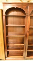 Lot #2915 - Dark finished pine bookcases with