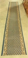 Lot #2920 - Oriental style hall runner rug.