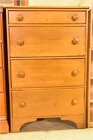 Lot #2925 - Maple dresser with pull down writing