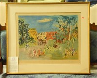 Lot #2943 - Jean Duffy “City Park with Coaches"
