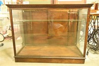 Lot #2954 - Antique oak store display case.