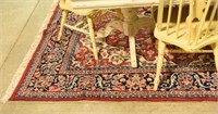 Lot #2961 - Oriental style rug with fringed ends