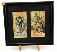 Lot #2987 - (2) Framed pieces of Helme’s Snuff
