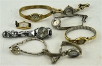 Lot #2991 - Lot of (8) ladies watches including