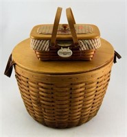 Lot #2997 - (2) Longaberger baskets including