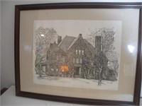 Watson-Curty Mansion Framed Print 26x20 Inches