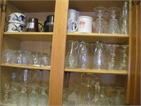 Contents Of Cupboard - Glassware
