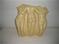 Wall Sculpture "The Three Graces"  15x15 Inches