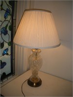 Crystal Table Lamp  29 Inches Tall