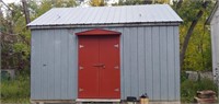 Storage Shed, covered with metal, good floor,
