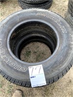 2 Michelin LTX M/S2 265/70R17 Tires