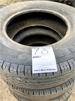4 Michelin LTX A/S 265/70R17 Tires