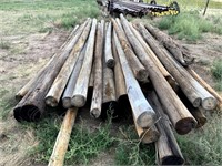 33 - Posts up  20', Various Lengths, Various Sizes