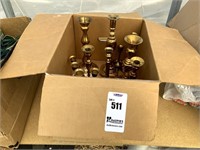 17 Brass Candle Stick Holders