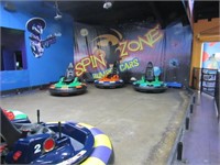 Spin Zone Bumper Car Attraction: Six Cars, Charge
