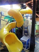 Spiral Two Story Yellow Slide