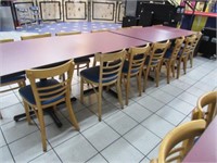 Assorted Dining Room Tables and Chairs: Eight Tabl