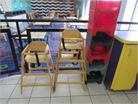 Assorted Highchairs and Booster Seats