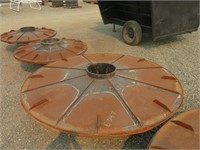 Set of (4) Steel Wheels