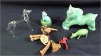 Miscellaneous lot of horses and other animals