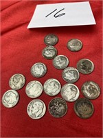 1940’s 50’s 60’s Roosevelt silver dimes