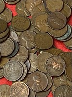 Large lot of Wheat Pennies 1940’s 50’s